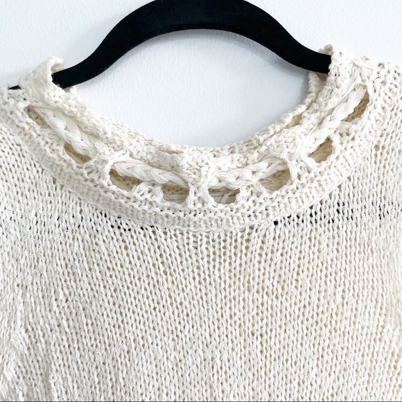 Anthropologie Pepin Boho Fringe Sweater Vest Size XSmall - Picture 3 of 7